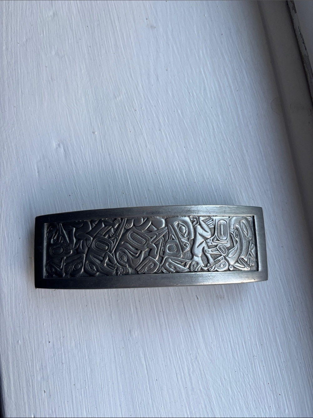 Haida Design Vintage Pewter Hair Clip